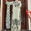 Price 5799 Code Rg01 3pcs Embroidery short shirt with embroidery plazo size S M L length 36