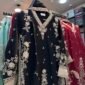 Long Shirt Fancy Silk 3pcs Beautiful Tila Embroidered Work – RG03 - Fancy | Rangoli