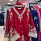 Long Shirt Fancy Silk 3pcs Beautiful Tila Embroidered Work – RG03 - Fancy | Rangoli