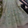 Fabric Orgainza Fancy 3pcs Handmade & Moti Embroidery Work With Net Dupatta & Trousers – RG05 - fancy | Rangoli