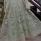 Fabric Orgainza Fancy 3pcs Handmade & Moti Embroidery Work With Net Dupatta & Trousers – RG05 - fancy | Rangoli