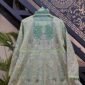 Fabric Orgainza Fancy 3pcs Handmade & Moti Embroidery Work With Net Dupatta & Trousers – RG05 - fancy | Rangoli