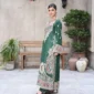Long Shirt 3pcs Embroidered Pure Raw Silk Treadwork With Dupatta & Trousers – RG07 - party wear | Rangoli