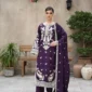 3pcs Pure Silk Tila Embroidered With Beautiful Paches Work With Dupatta & Trousers – RG09 - party wear | Rangoli