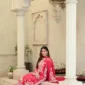 3pcs Pure Silk Tila Embroidered With Beautiful Paches Work With Dupatta & Trousers – RG09 P - party wear | Rangoli