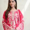 3pcs Pure Silk Tila Embroidered With Beautiful Paches Work With Dupatta & Trousers – RG09 P - party wear | Rangoli