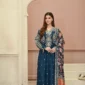 3pcs Pure Silk Tila Embroidered With Beautiful Paches Work With Dupatta & Trousers – RG10 - party wear | Rangoli