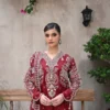 Roselle Maroon Luxury Embroidered 3PCS – RG10 R - party wear | Rangoli