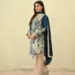 Elara Teal Tila Embroidered 3PCS – RG11 B - party wear | Rangoli