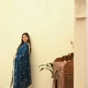 Elara Teal Tila Embroidered 3PCS – RG11 B - party wear | Rangoli