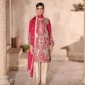 Rosalie Fuchsia Tila Embroidered 3PCS – RG11 P - party wear | Rangoli
