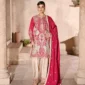 Rosalie Fuchsia Tila Embroidered 3PCS – RG11 P - party wear | Rangoli