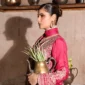 Rosalie Fuchsia Tila Embroidered 3PCS – RG11 P - party wear | Rangoli
