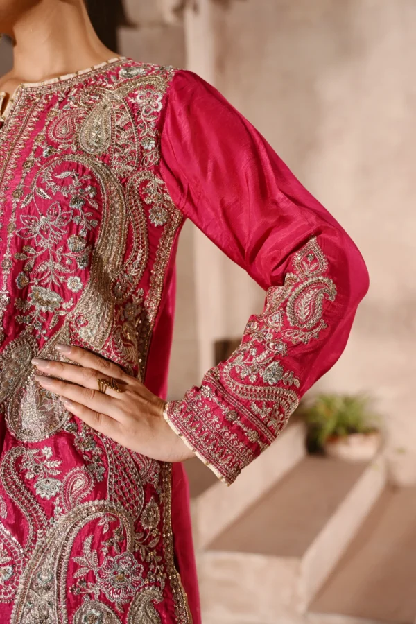 rg11p-8.webp Rosalie Fuchsia Tila Embroidered 3PCS – RG11 P - party wear | Rangoli