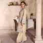 Amara Ivory Tila Embroidered 3PCS – RG12 - party wear | Rangoli