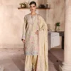 Amara Ivory Tila Embroidered 3PCS – RG12 - party wear | Rangoli