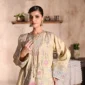Amara Ivory Tila Embroidered 3PCS – RG12 - party wear | Rangoli