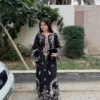 Elowen Black Embroidered 2PCS – RG13 - party wear | Rangoli