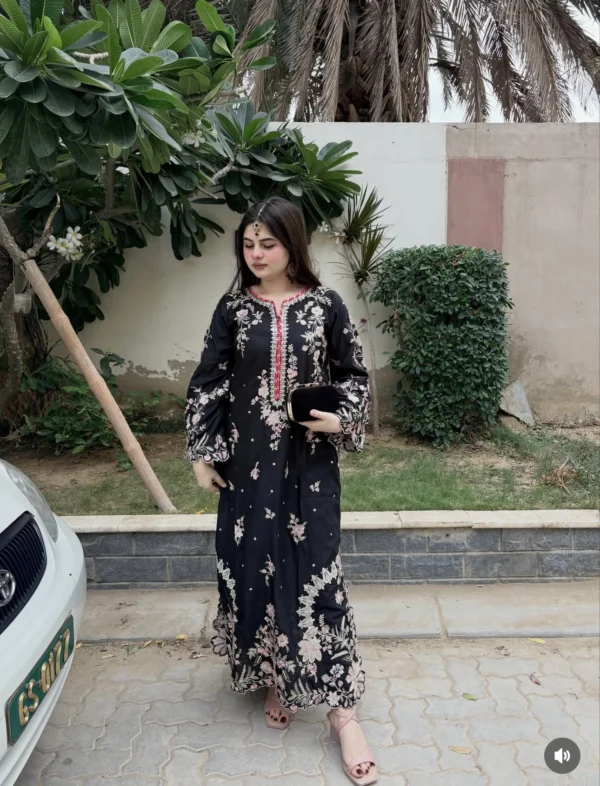 rg13-4.webp Elowen Black Embroidered 2PCS – RG13 - party wear | Rangoli