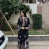 Elowen Black Embroidered 2PCS – RG13 - party wear | Rangoli