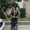 Elowen Black Embroidered 2PCS – RG13 - party wear | Rangoli