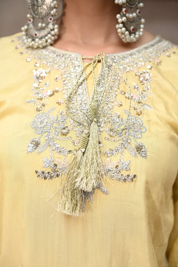 rg14g-11.webp Aurelia Golden Tila Embroidered 3PCS – RG14 G - Party Wear | Rangoli
