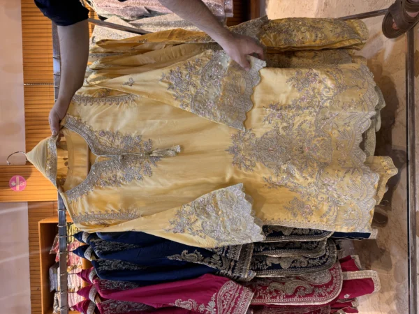rg14g-14.webp Aurelia Golden Tila Embroidered 3PCS – RG14 G - Party Wear | Rangoli