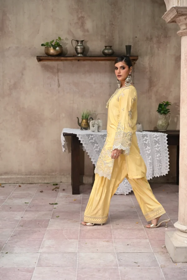 rg14g-5.webp Aurelia Golden Tila Embroidered 3PCS – RG14 G - Party Wear | Rangoli