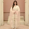 Rosalie Blush Pink Tila Embroidered 3PCS – RG17 P - Party Wear | Rangoli