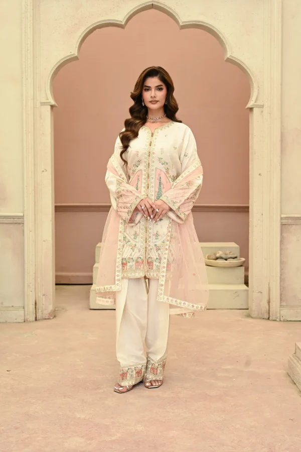 rg17p-4.webp Rosalie Blush Pink Tila Embroidered 3PCS – RG17 P - Party Wear | Rangoli
