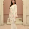 Rosalie Blush Pink Tila Embroidered 3PCS – RG17 P - Party Wear | Rangoli
