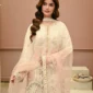 Rosalie Blush Pink Tila Embroidered 3PCS – RG17 P - Party Wear | Rangoli