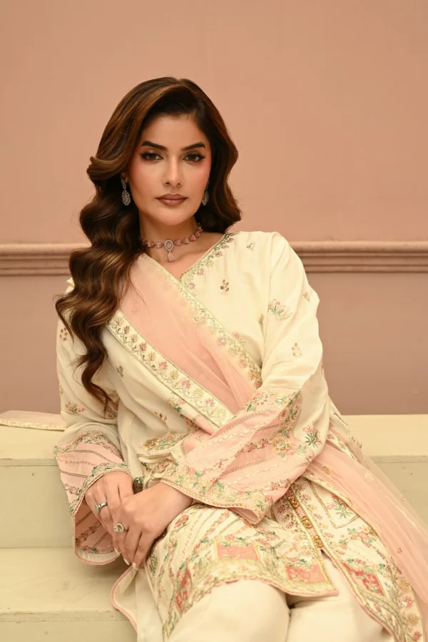 rg17p-9.webp Rosalie Blush Pink Tila Embroidered 3PCS – RG17 P - Party Wear | Rangoli