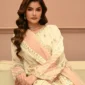 Rosalie Blush Pink Tila Embroidered 3PCS – RG17 P - Party Wear | Rangoli