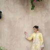 Aurelia Mustard Tila Embroidered 3PCS – RG17 Y - Party Wear | Rangoli