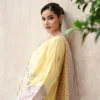 Aurelia Mustard Tila Embroidered 3PCS – RG17 Y - Party Wear | Rangoli
