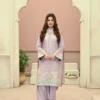 Elowen Lavender Tila Embroidered 3PCS – RG18 P - Party Wear | Rangoli