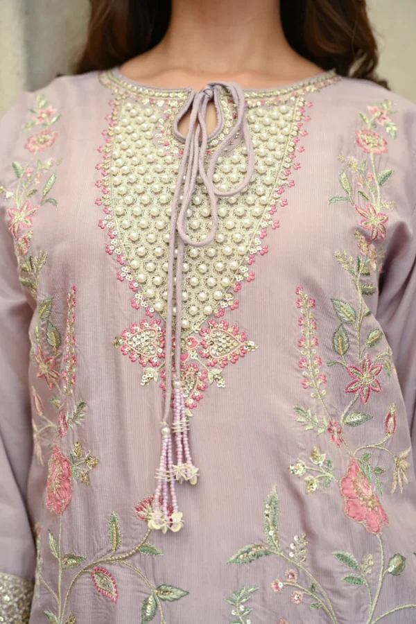 rg18p-6.webp Elowen Lavender Tila Embroidered 3PCS – RG18 P - Party Wear | Rangoli