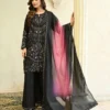 Aurelia Black Tila Embroidered 3PCS – RG19 B - Party Wear | Rangoli