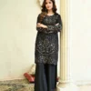 Aurelia Black Tila Embroidered 3PCS – RG19 B - Party Wear | Rangoli