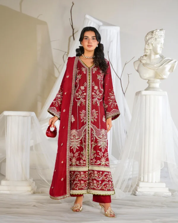 Rosalie Embroidered Raw Silk 3PCS – RG33