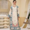Seraphine Golden Embroidered 3PCS – RG25 G - party wear | Rangoli