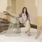 Elara Lavender Embroidered 3PCS – RG26 L - party wear | Rangoli
