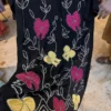 Elara Silk Patchwork & Handmade Embroidered 3PCS – RG34 (Black)