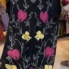 Elara Silk Patchwork & Handmade Embroidered 3PCS – RG34 (Black)