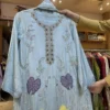 Elara Silk Patchwork & Handmade Embroidered 3PCS – RG34 (Blue)