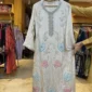 Elara Silk Patchwork & Handmade Embroidered 3PCS – RG34 (Ivory)