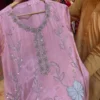 Elara Silk Patchwork & Handmade Embroidered 3PCS – RG34 (Pink)