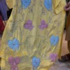Elara Silk Patchwork & Handmade Embroidered 3PCS – RG34 (Lemon Yellow)